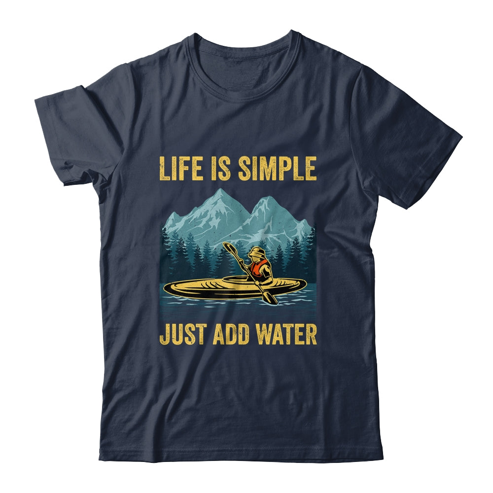 Kayak Just Add Water Funny Kayaking Design For Men Women Shirt & Tank Top | teecentury