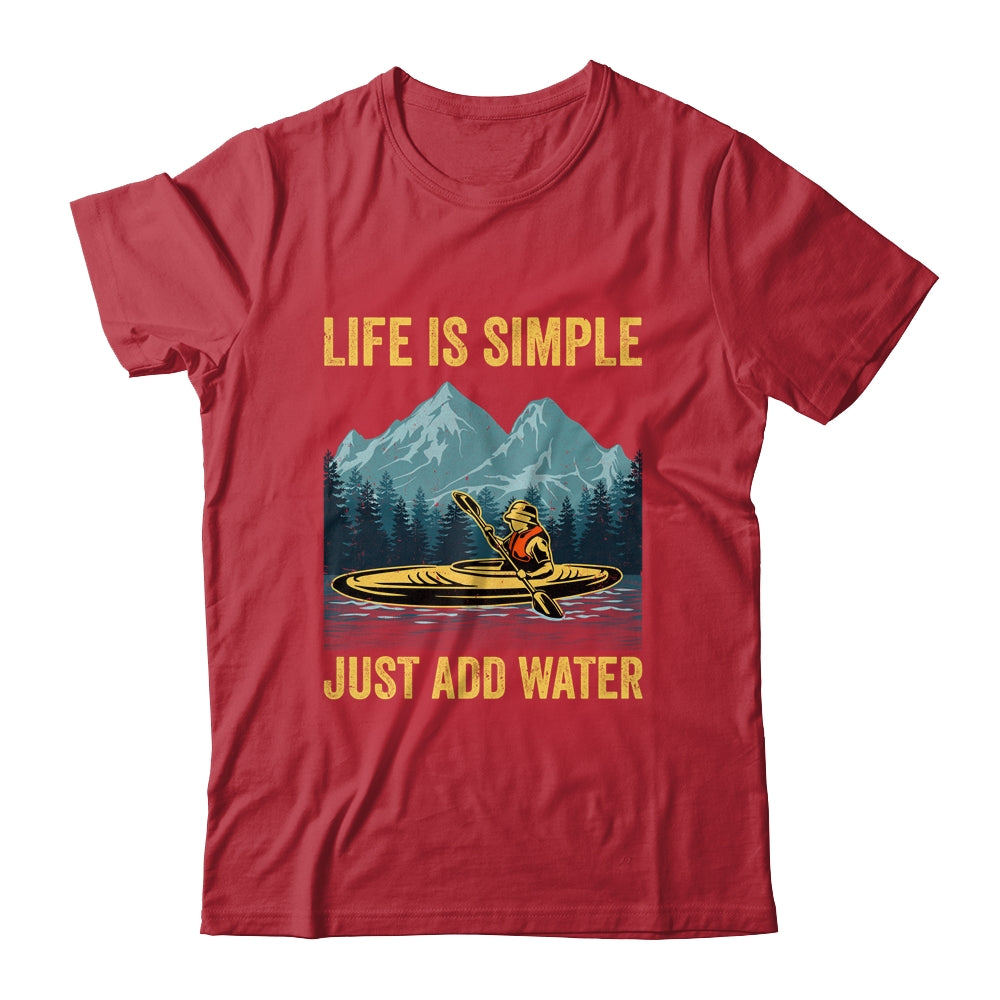 Kayak Just Add Water Funny Kayaking Design For Men Women Shirt & Tank Top | teecentury