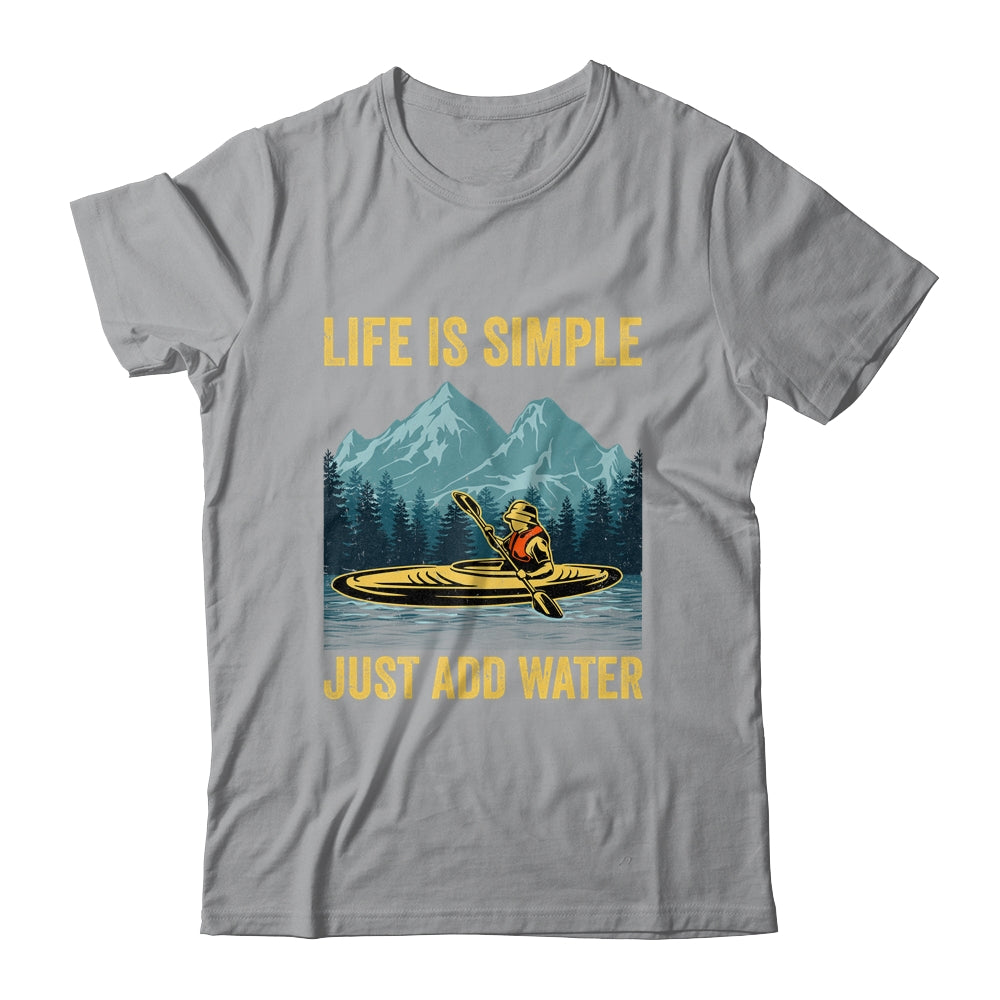 Kayak Just Add Water Funny Kayaking Design For Men Women Shirt & Tank Top | teecentury