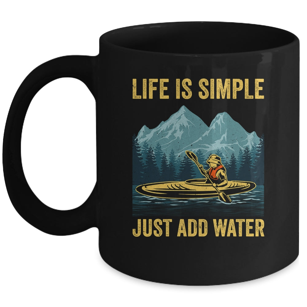 Kayak Just Add Water Funny Kayaking Design For Men Women Mug | teecentury