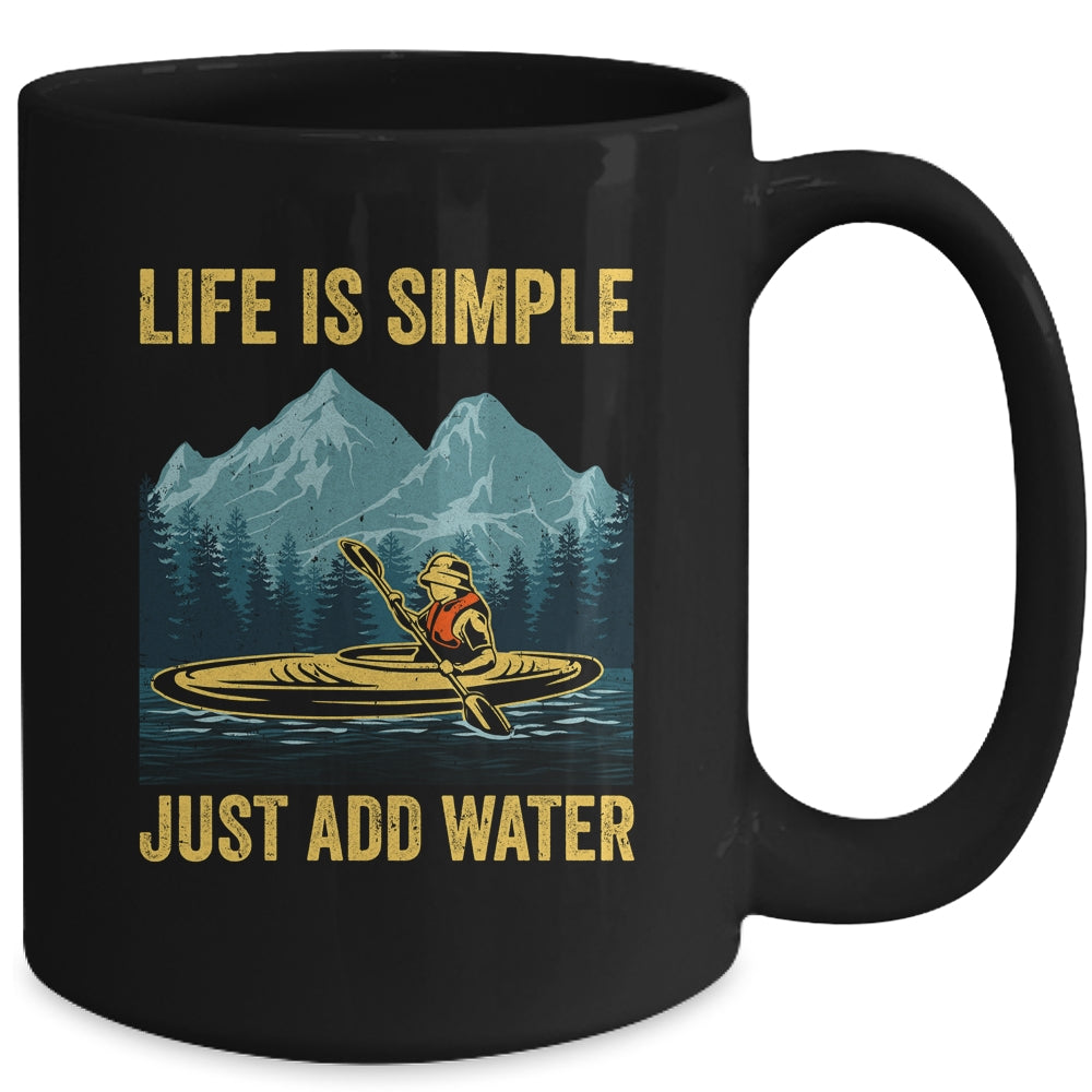 Kayak Just Add Water Funny Kayaking Design For Men Women Mug | teecentury