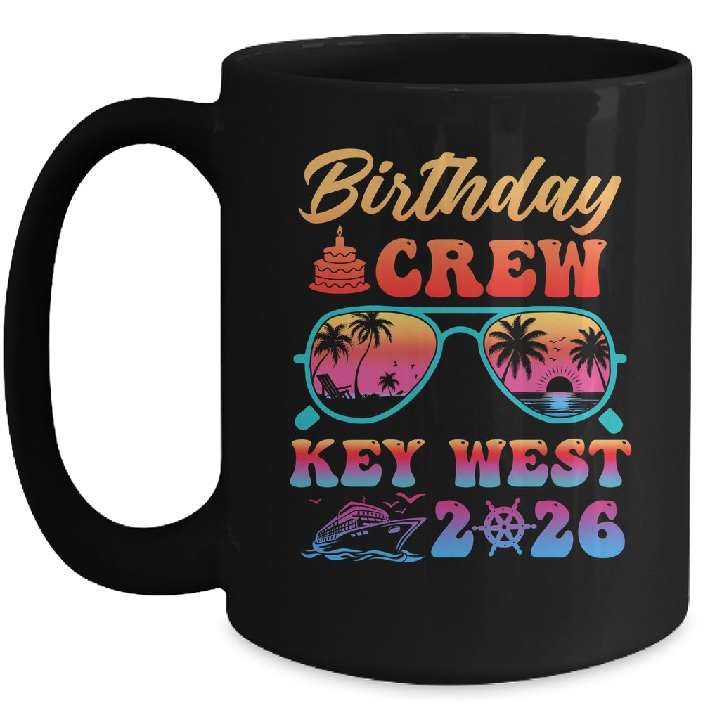 Key West Birthday Crew Vacation Cruise 2026 Summer Trip Group Mug | teecentury