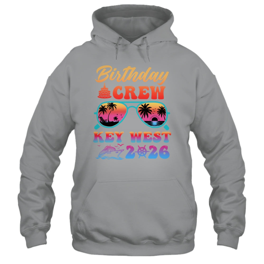 Key West Birthday Crew Vacation Cruise 2026 Summer Trip Group Shirt & Tank Top | teecentury