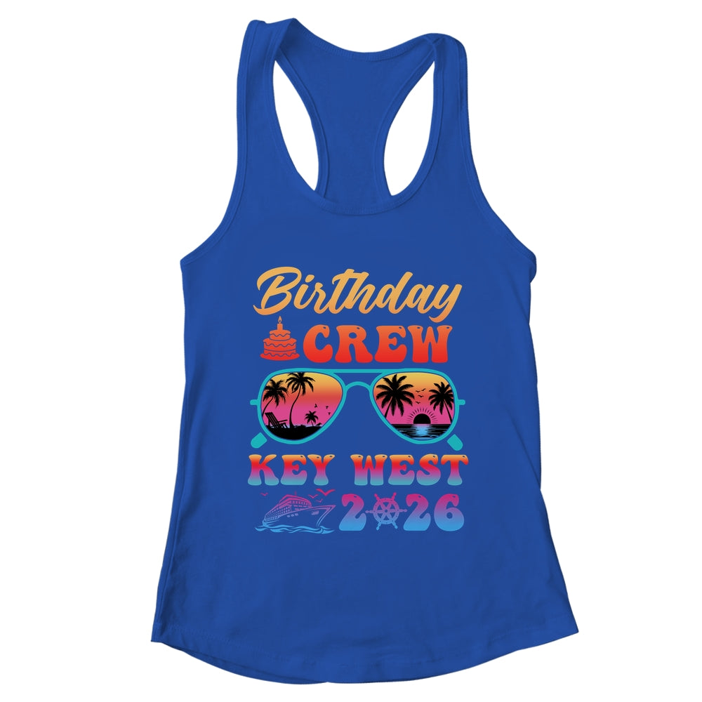 Key West Birthday Crew Vacation Cruise 2026 Summer Trip Group Shirt & Tank Top | teecentury
