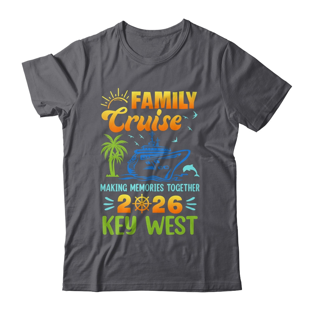 Key West Cruise 2026 Family Friends Group Vacation Matching Shirt & Tank Top | teecentury