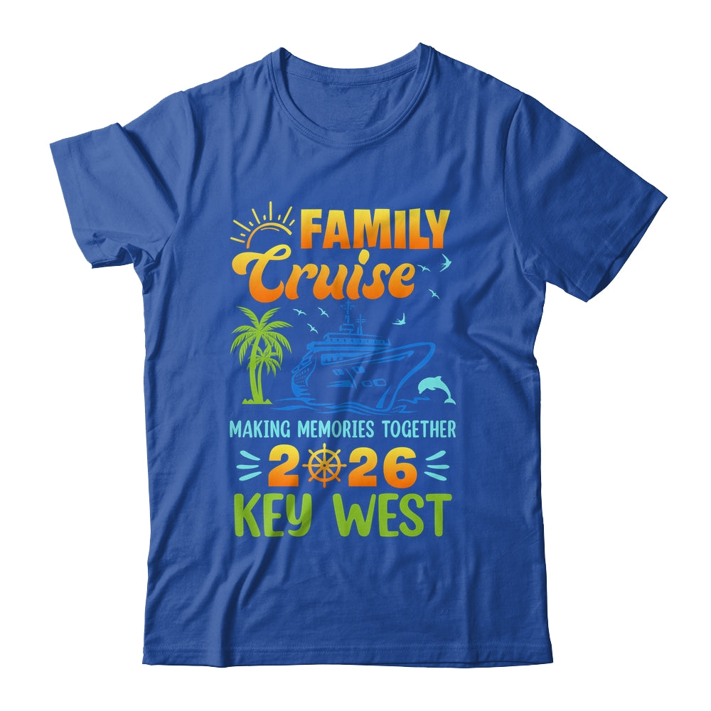 Key West Cruise 2026 Family Friends Group Vacation Matching Shirt & Tank Top | teecentury