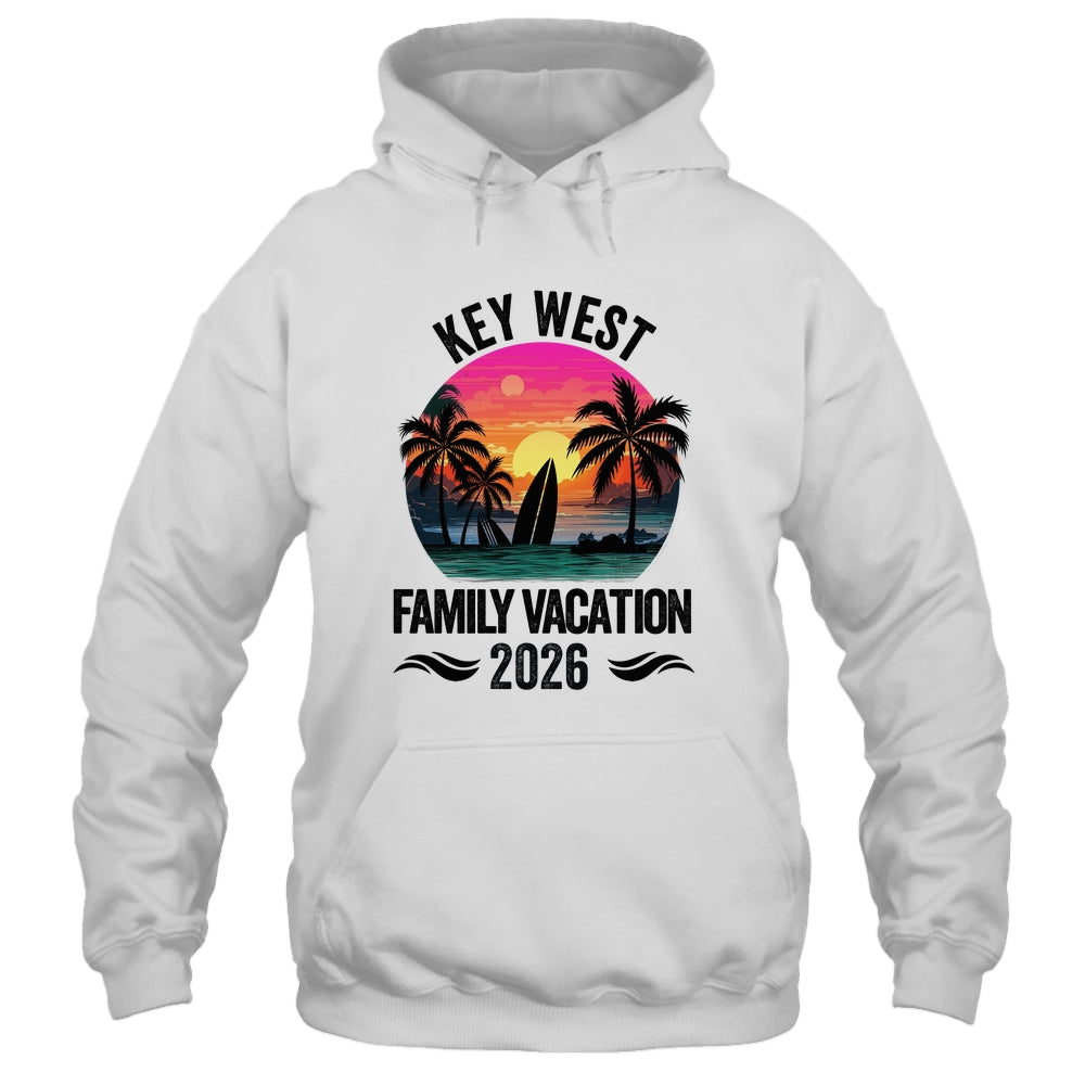 Key West Family Vacation 2026 Matching Outfits Beach Summer Shirt & Tank Top | teecentury