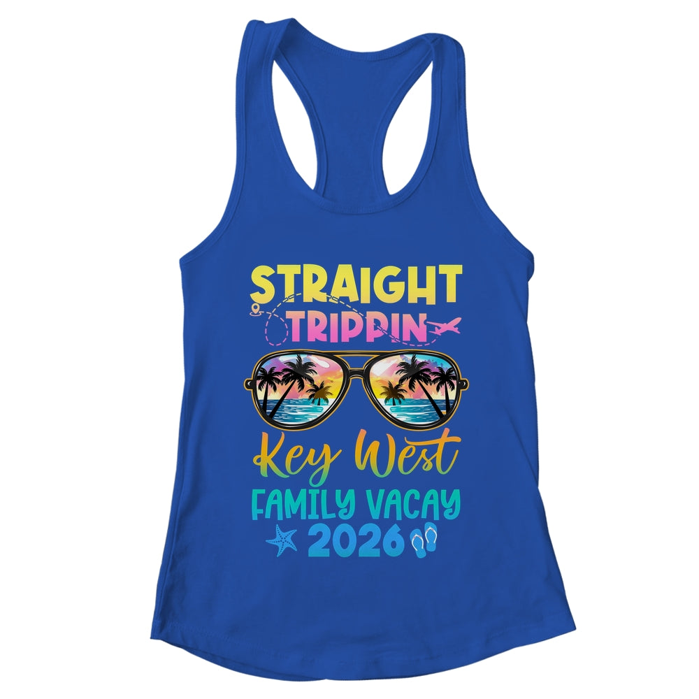 Key West Family Vacay Vacation 2026 Straight Trippin Shirt & Tank Top | teecentury