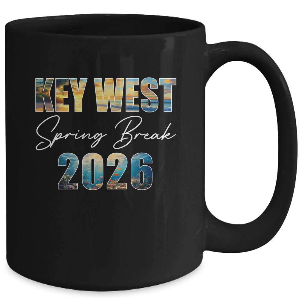 Key West Spring Break 2026 Summer Vacation Beach Mug | teecentury