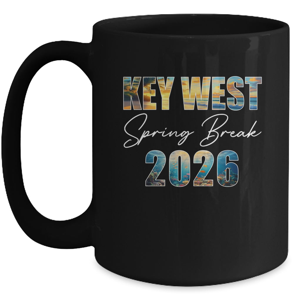 Key West Spring Break 2026 Summer Vacation Beach Mug | teecentury