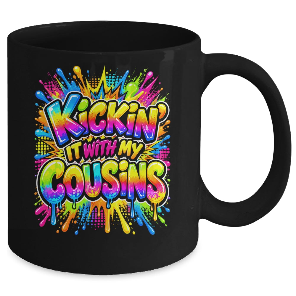 Kickin It With My Cousins Family Reunion Vacation Colorful Mug | teecentury