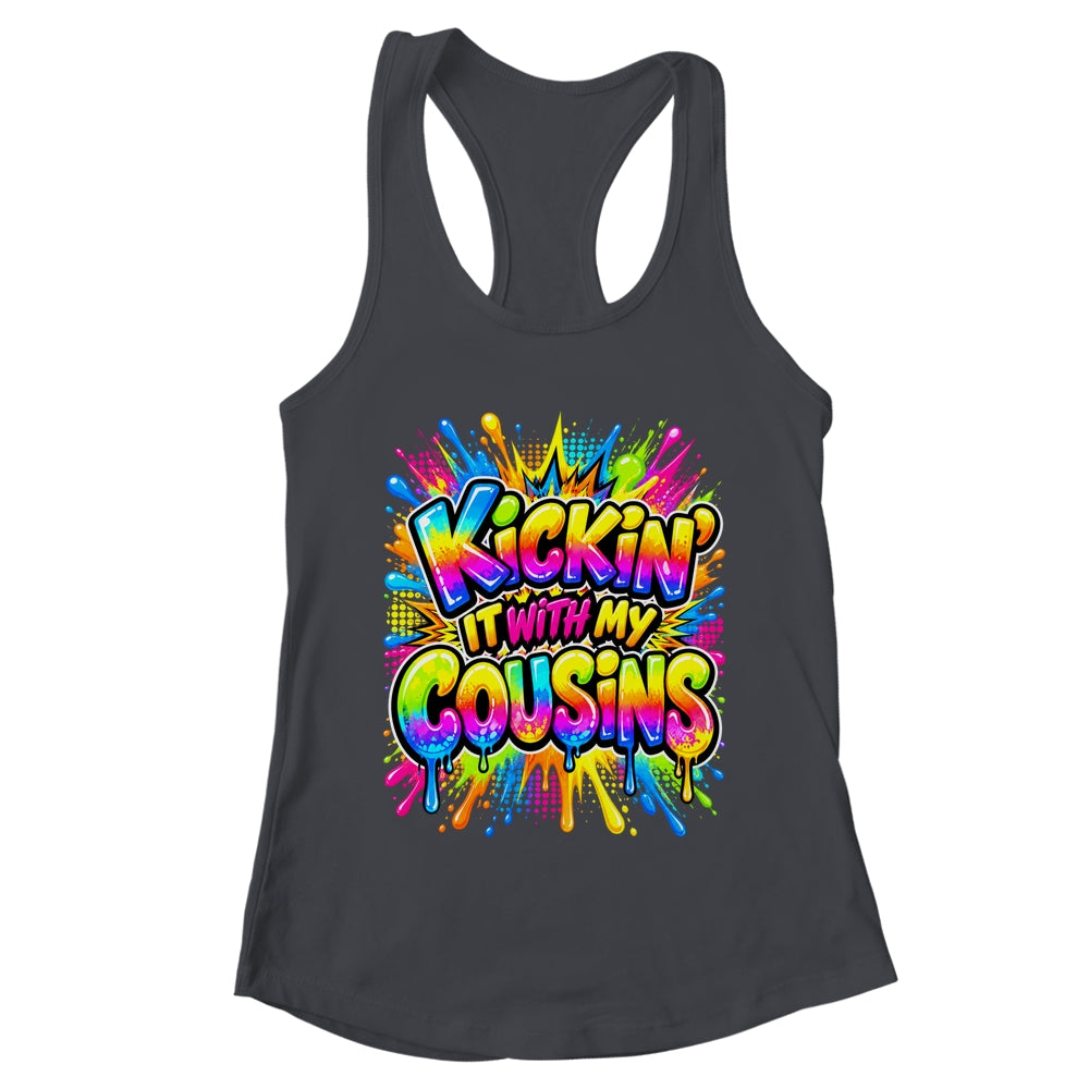 Kickin It With My Cousins Family Reunion Vacation Colorful Shirt & Tank Top | teecentury