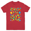 Kids 10 Year Old Building Blocks Bruh 10th Birthday Boy Youth Shirt | teecentury