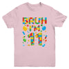 Kids 11 Year Old Building Blocks Bruh 11th Birthday Boy Youth Shirt | teecentury