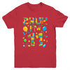 Kids 11 Year Old Building Blocks Bruh 11th Birthday Boy Youth Shirt | teecentury