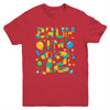 Kids 12 Year Old Building Blocks Bruh 12th Birthday Boy Youth Shirt | teecentury