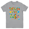Kids 4 Year Old Building Blocks Bruh 4th Birthday Boy Youth Shirt | teecentury