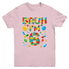 Kids 6 Year Old Building Blocks Bruh 6th Birthday Boy Youth Shirt | teecentury