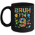 Kids 9 Year Old Building Blocks Bruh 9th Birthday Boy Mug | teecentury