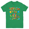 Kids 9 Year Old Building Blocks Bruh 9th Birthday Boy Youth Shirt | teecentury