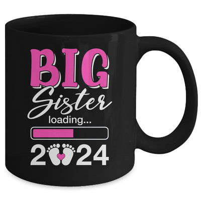Kids Big Sister Loading 2024 Promoted To Big Sister 2024 Mug | teecentury