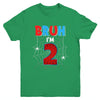 Kids Bruh I'm 2 Year Old It's My 2nd Birthday Boy Spider Youth Shirt | teecentury