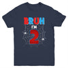 Kids Bruh I'm 2 Year Old It's My 2nd Birthday Boy Spider Youth Shirt | teecentury