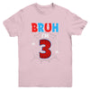 Kids Bruh I'm 3 Year Old It's My 3rd Birthday Boy Spider Youth Shirt | teecentury