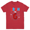 Kids Bruh I'm 6 Year Old It's My 6th Birthday Boy Spider Youth Shirt | teecentury