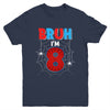 Kids Bruh I'm 8 Year Old It's My 8th Birthday Boy Spider Youth Shirt | teecentury