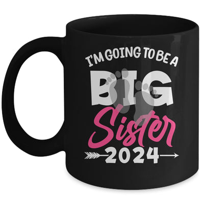 Kids Im Going To Be A Big Sister 2024 Big Sis 2024 Girls Mug | teecentury