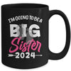 Kids Im Going To Be A Big Sister 2024 Big Sis 2024 Girls Mug | teecentury