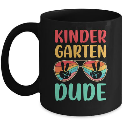 Kids Kindergarten Dude Kids First Day Of Kindergarten Vintage Mug | teecentury