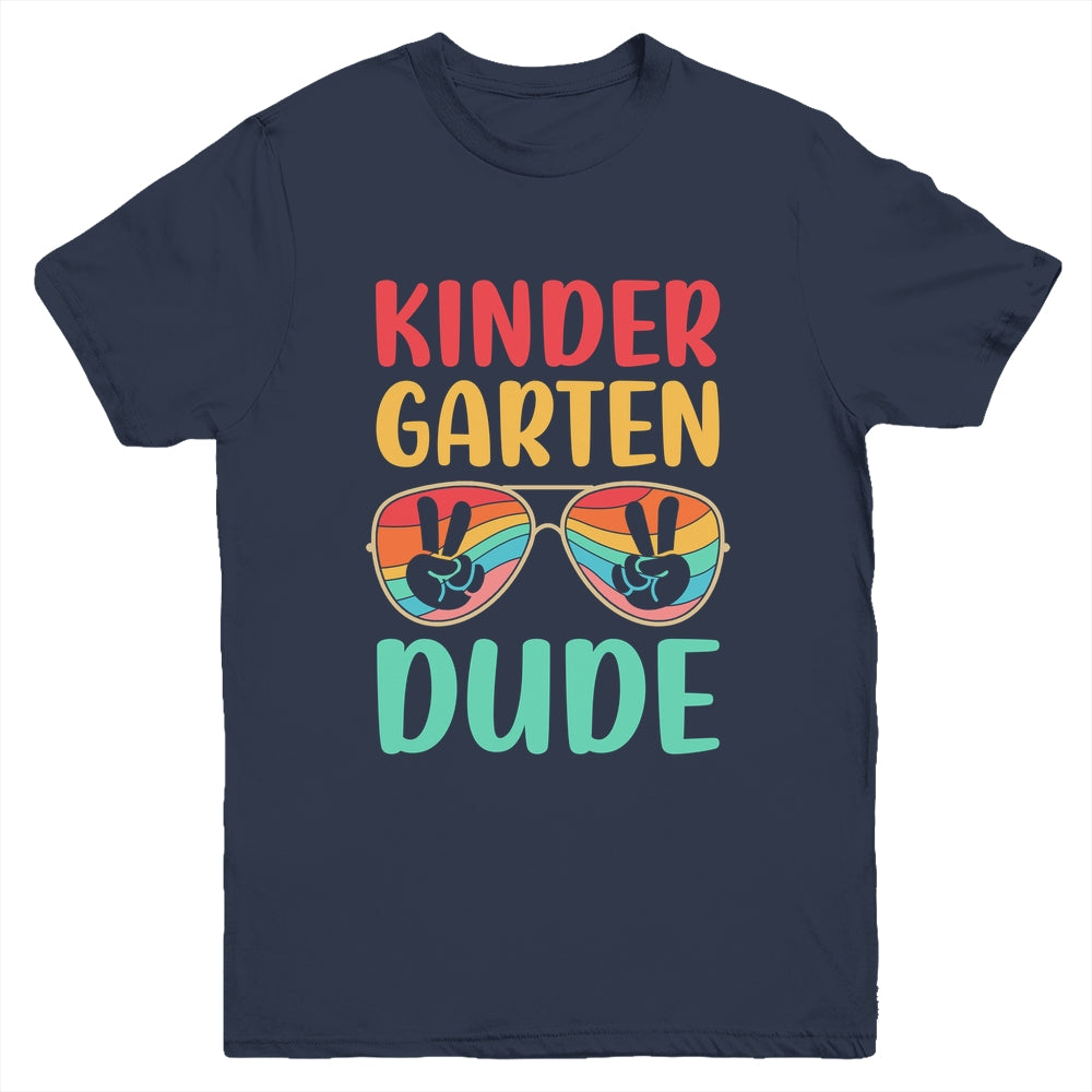 Kids Kindergarten Dude Kids First Day Of Kindergarten Vintage Youth Shirt | teecentury