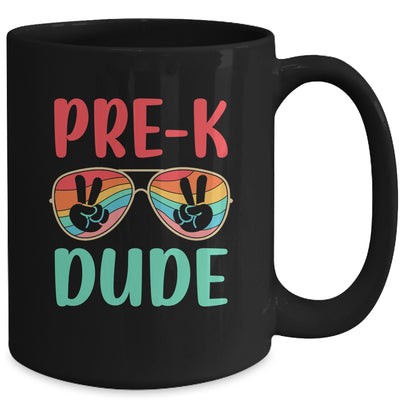 Kids Pre-K Dude Kids First Day Of Preschool Vintage Mug | teecentury