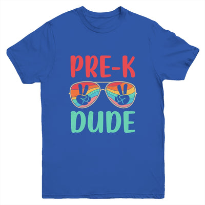 Kids Pre-K Dude Kids First Day Of Preschool Vintage Youth Shirt | teecentury