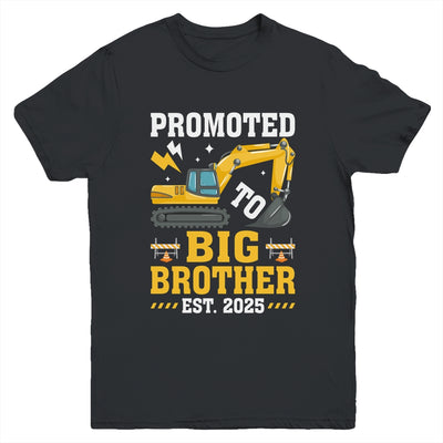 Kids Promoted To Big Bro 2025 Leveled Up To Big Brother 2025 Youth Shirt | teecentury