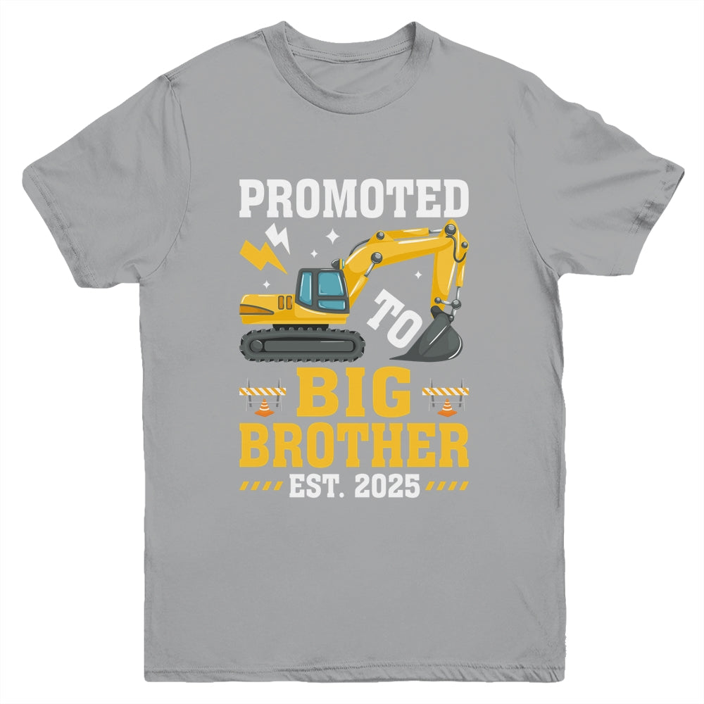 Kids Promoted To Big Bro 2025 Leveled Up To Big Brother 2025 Youth Shirt | teecentury