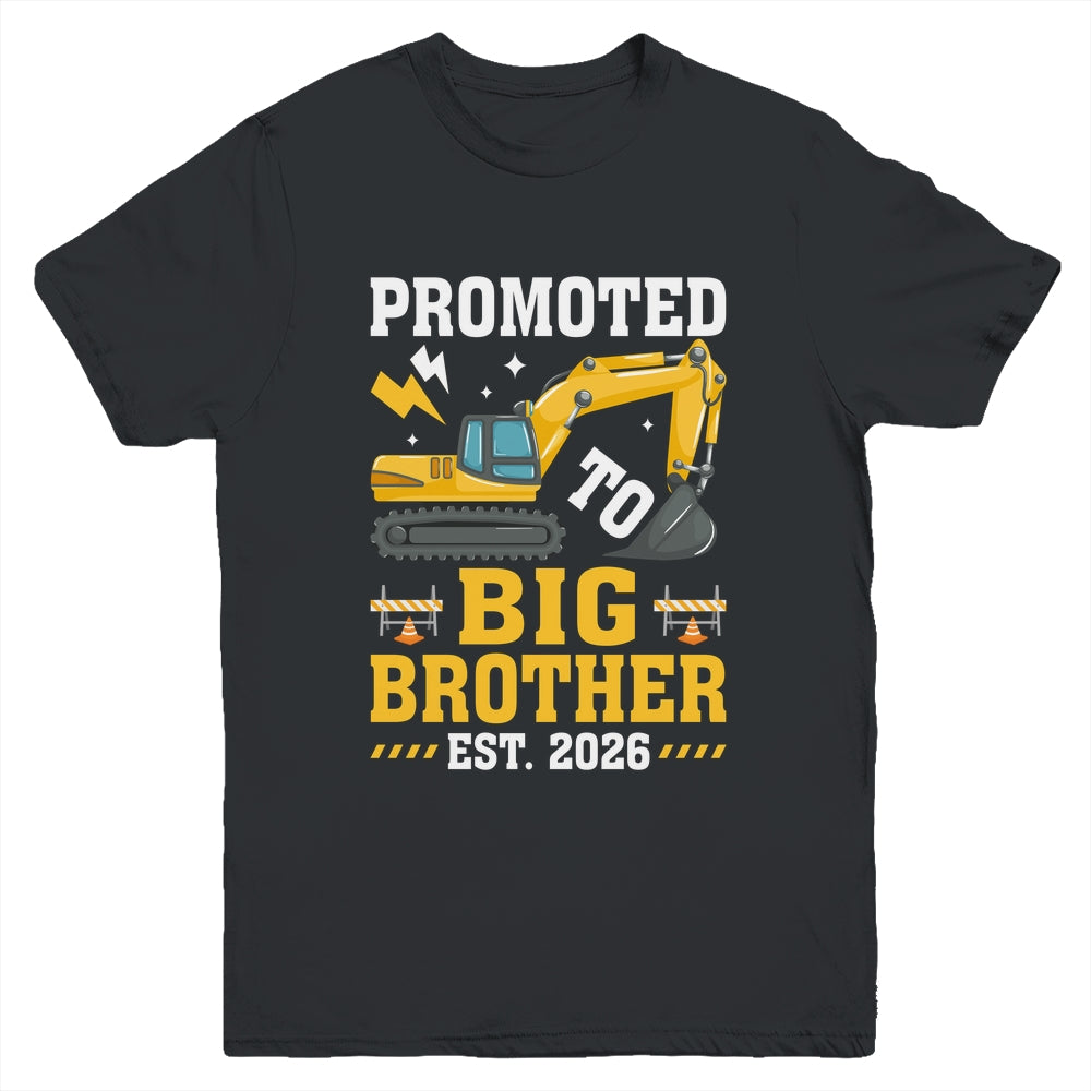 Kids Promoted To Big Bro 2026 Leveled Up To Big Brother 2026 Youth Shirt | teecentury