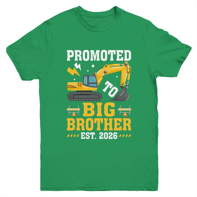 Kids Promoted To Big Bro 2026 Leveled Up To Big Brother 2026 Youth Shirt | teecentury