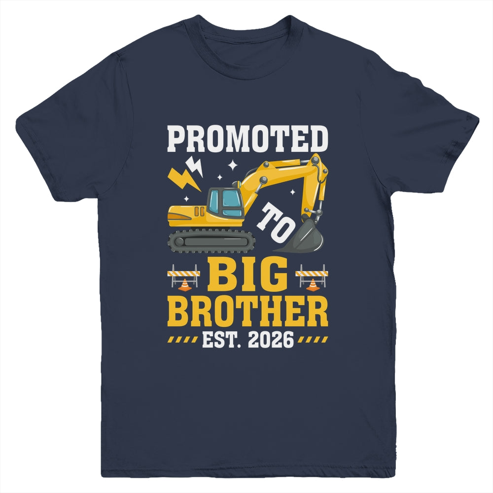 Kids Promoted To Big Bro 2026 Leveled Up To Big Brother 2026 Youth Shirt | teecentury
