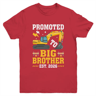 Kids Promoted To Big Bro 2026 Leveled Up To Big Brother 2026 Youth Shirt | teecentury