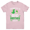 Kids Promoted To Big Brother 2024 Dinosaur T-Rex Boys Youth Shirt | teecentury