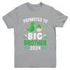 Kids Promoted To Big Brother 2024 Dinosaur T-Rex Boys Youth Shirt | teecentury