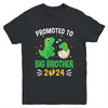 Kids Promoted To Big Brother Est 2024 Dinosaur T-Rex Boys Youth Shirt | teecentury