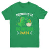 Kids Promoted To Big Brother Est 2024 Dinosaur T-Rex Boys Youth Shirt | teecentury