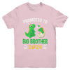 Kids Promoted To Big Brother Est 2024 Dinosaur T-Rex Boys Youth Shirt | teecentury