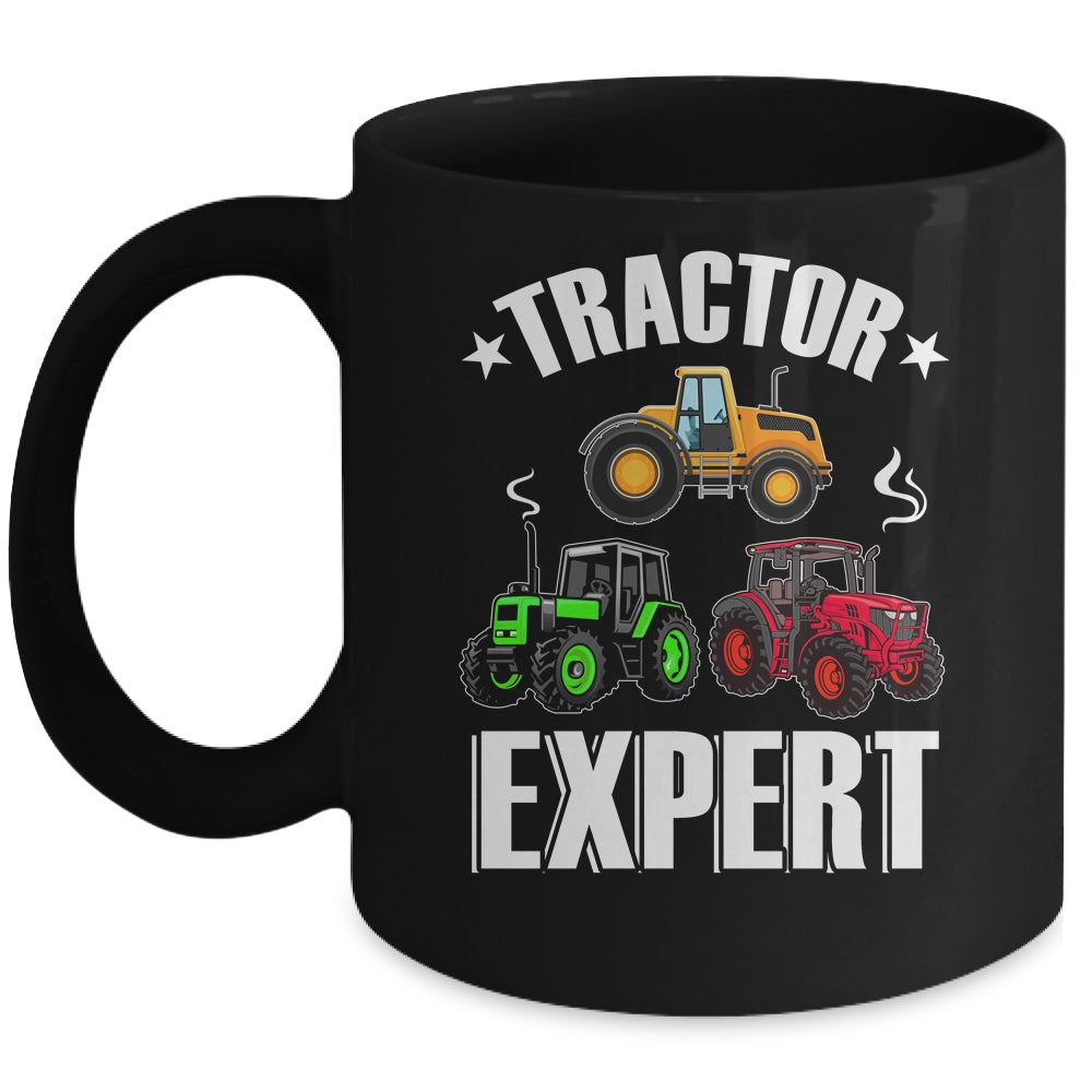 Kids Tractor Expert Funny Boys Girls Tractors Lovers Mug | teecentury