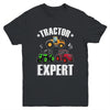 Kids Tractor Expert Funny Boys Girls Tractors Lovers Youth Shirt | teecentury