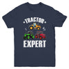 Kids Tractor Expert Funny Boys Girls Tractors Lovers Youth Shirt | teecentury